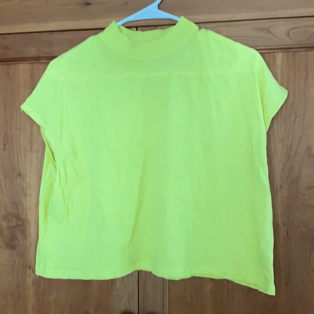 Brand new free people shirt in lemon